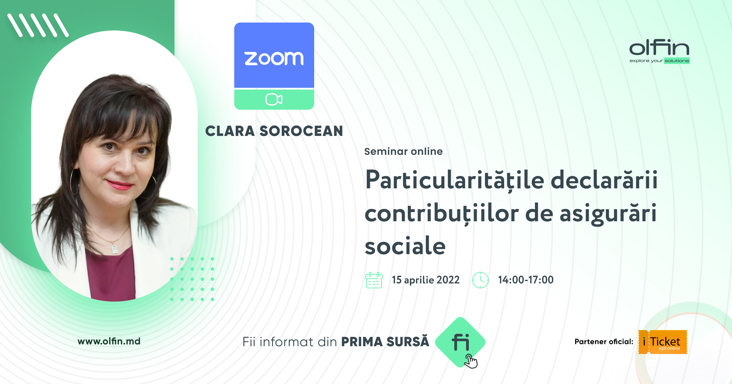 Seminarul online ”Particularitățile declarării contribuţiilor de asigurări sociale” Fii informat din PRIMA SURSĂ!!!