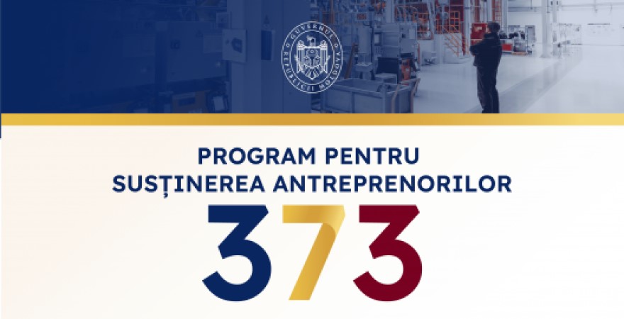 373 — Program pentru susținerea antreprenorilor