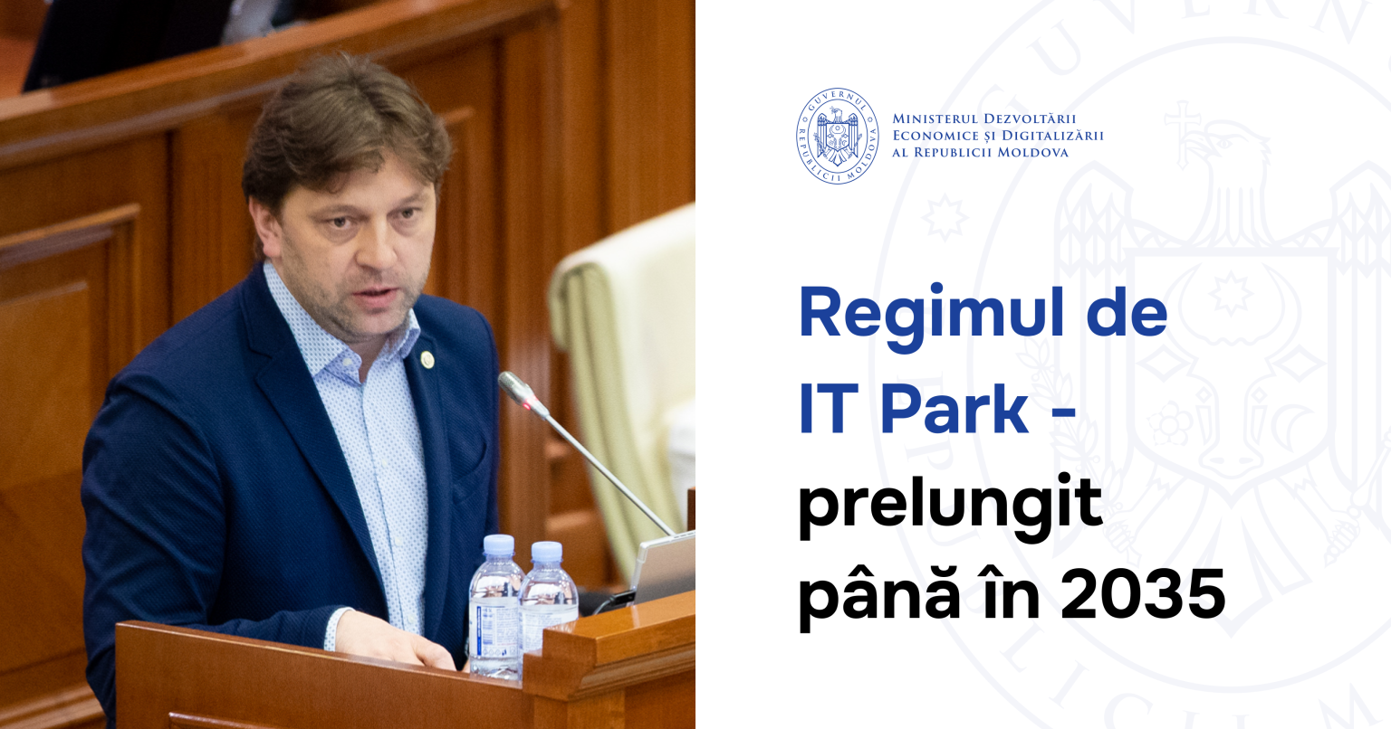 Parlamentul extinde termenul de funcționare a Parcului IT din Republica Moldova