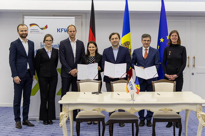 A fost semnat Acordul Financiar între Banca Germană de Dezvoltare (KfW) și Republica Moldova, reprezentată de MDED, și ODA privind facilitarea dezvoltării IMM