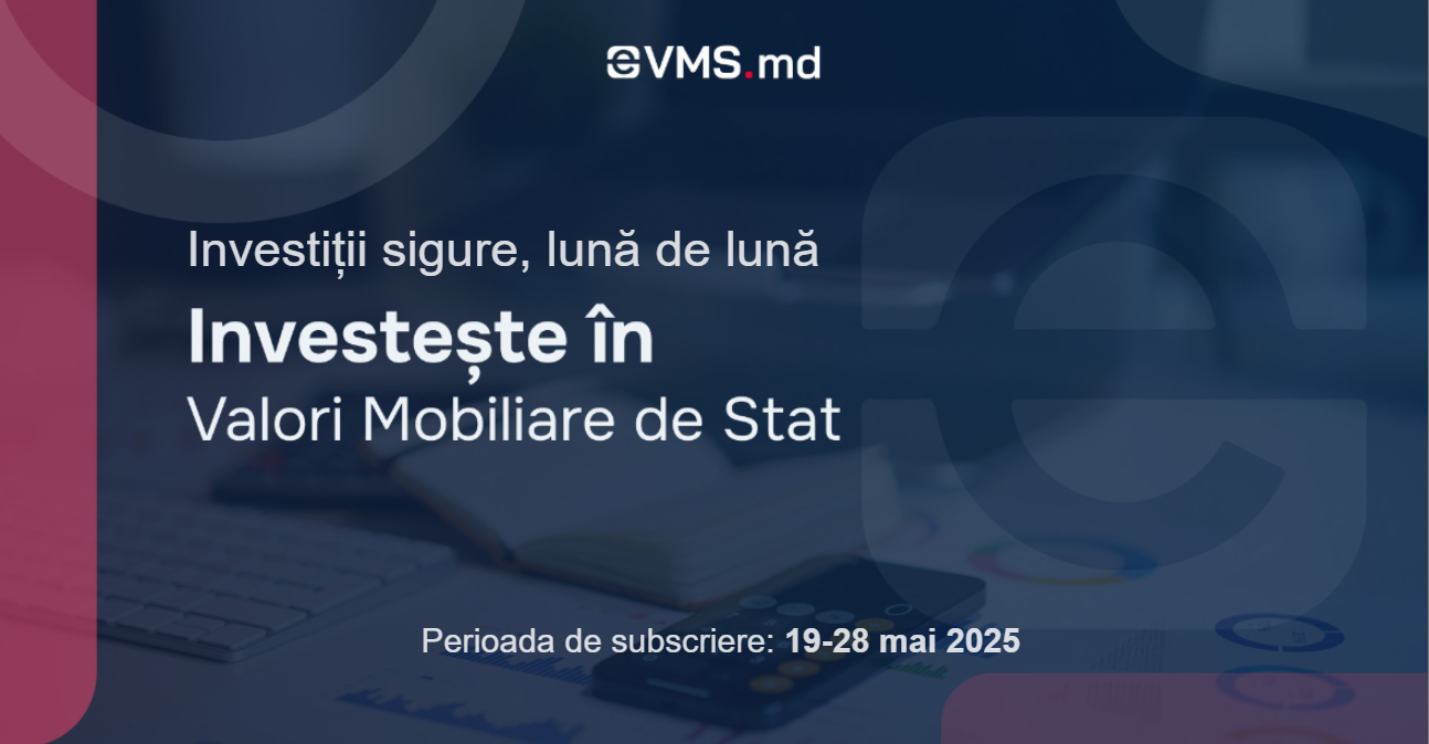 Peste 549,8 milioane de lei investiți de cetățeni prin platforma eVMS.md de la lansare
