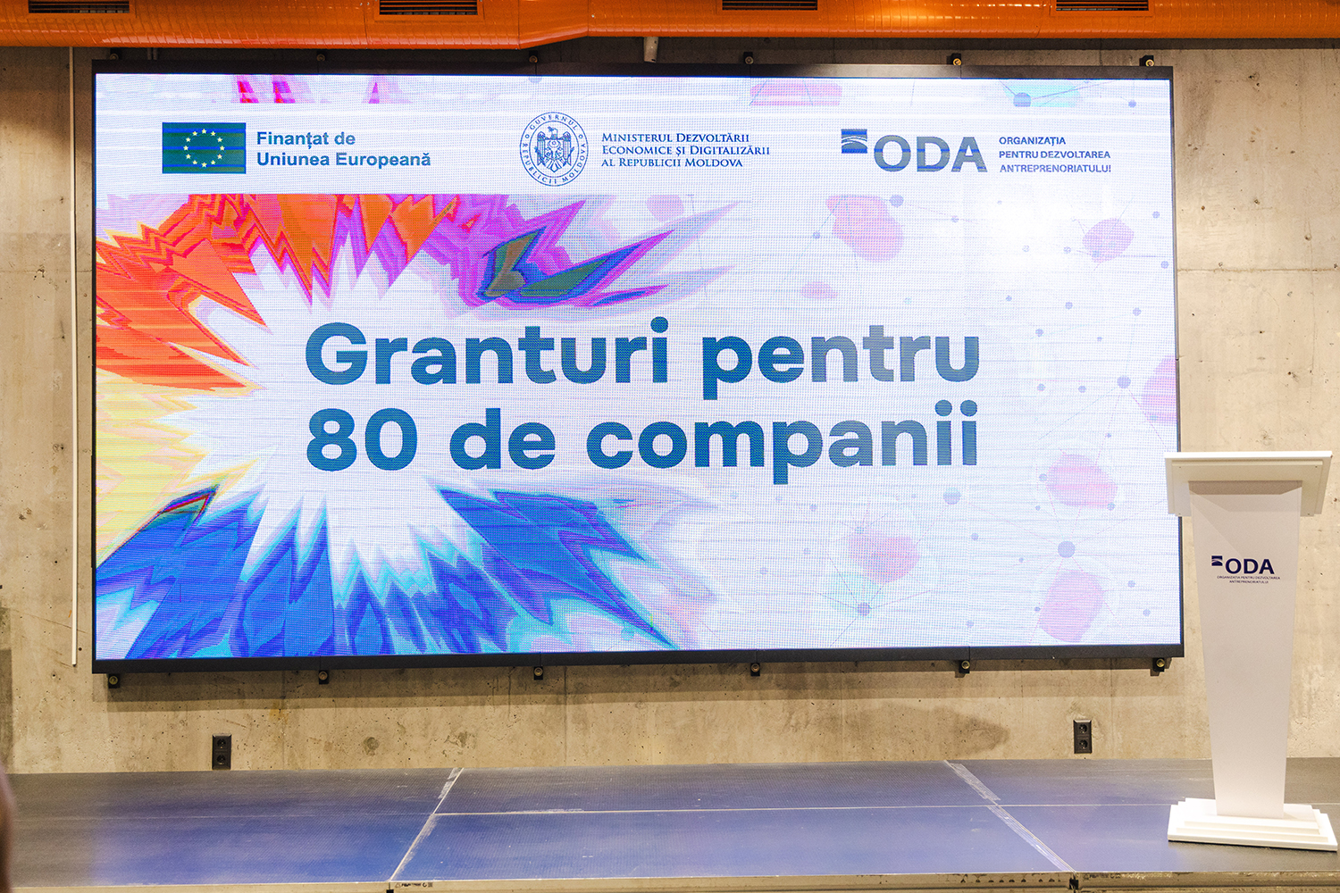 Guvernul și Uniunea Europeană susțin 80 de afaceri locale cu granturi în valoare totală de peste 22 milioane de lei