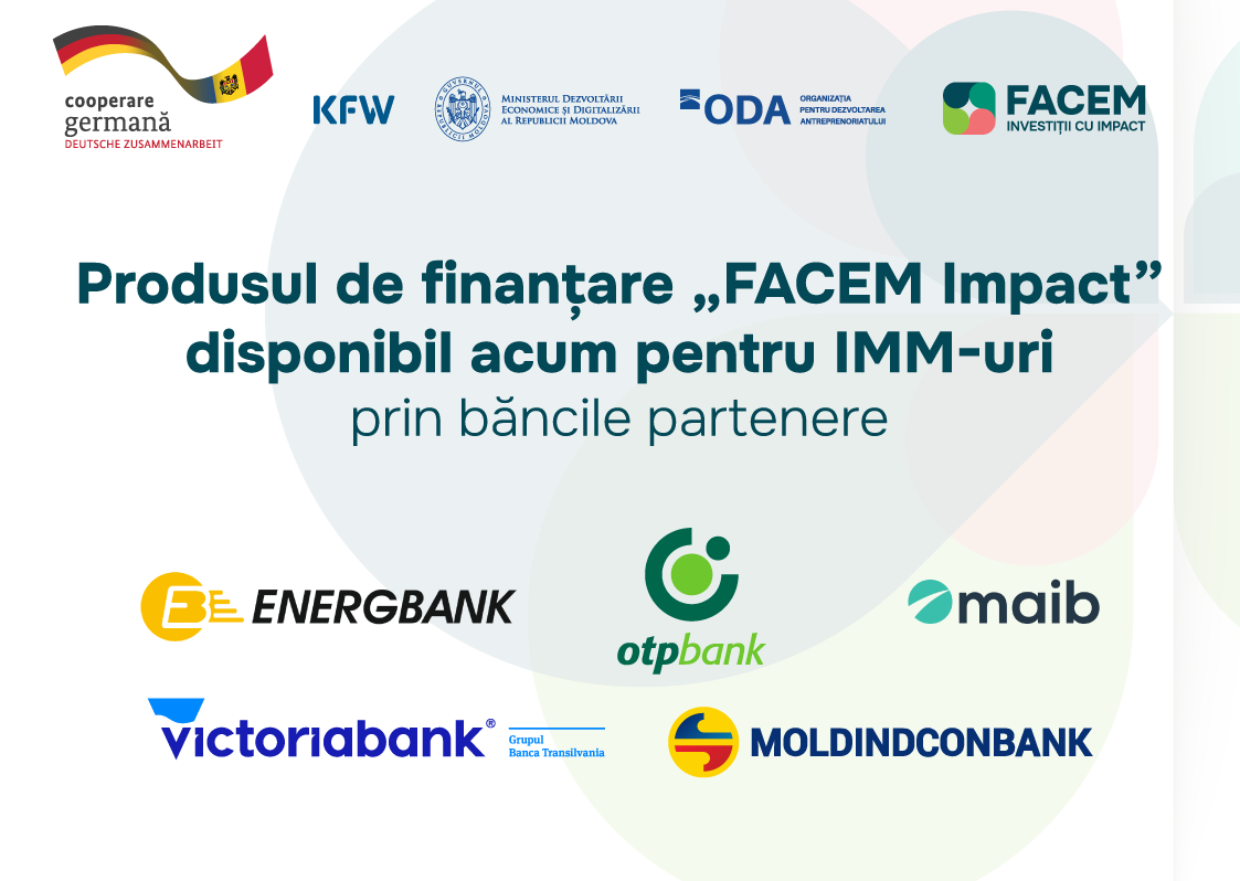 Produsul de finanțare „FACEM Impact” devine disponibil pentru IMM-uri prin intermediul băncilor partenere