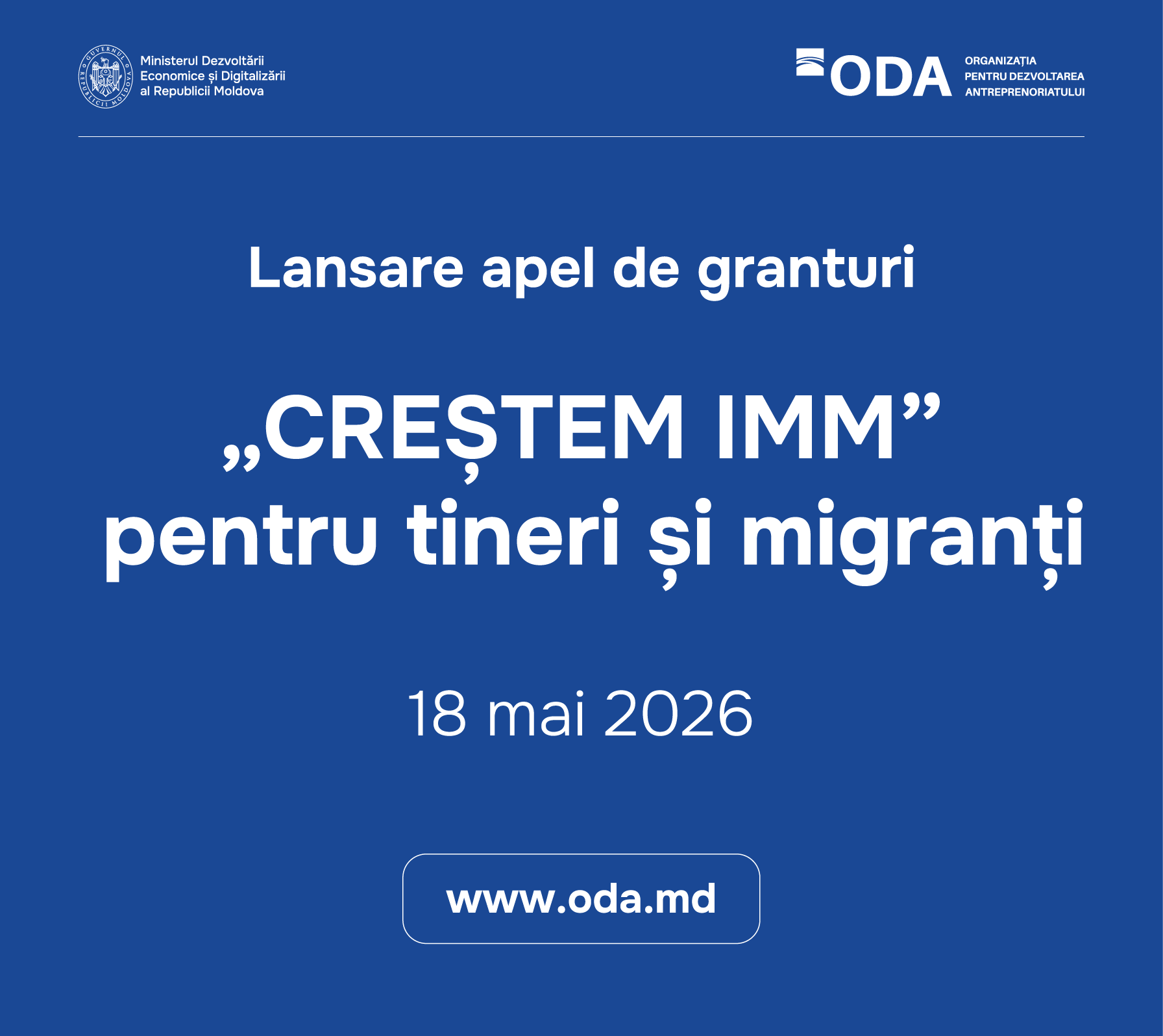 ODA anunță lansarea în curând a apelului de granturi dedicat tinerilor și migranților